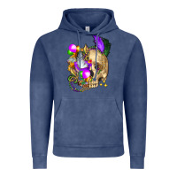 Vintage Denim mardi gras skull Vintage Hoodie - FaDigitalArtStudio