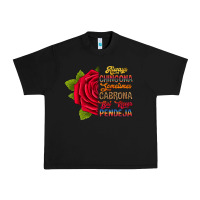 Black Always chingona sometimes cabrona but never pendej Urban Heavy Tee - RanaPortraitStore