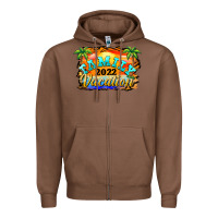 Chestnut family vacation 2022 Zipper Hoodie - BarkalooDesign