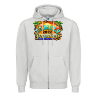 Dove Grey family vacation 2022 Zipper Hoodie - BarkalooDesign