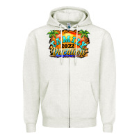 Oatmeal Heather family vacation 2022 Zipper Hoodie - BarkalooDesign