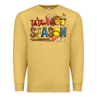 Antique Gold tis the season softball Premium Sweatshirt - AdoDesignShop