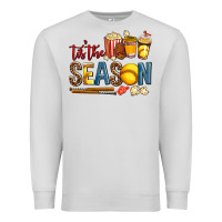 Dove Grey tis the season softball Premium Sweatshirt - AdoDesignShop