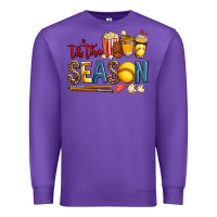 Purple tis the season softball Premium Sweatshirt - AdoDesignShop
