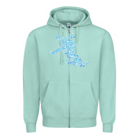 Seafoam ski vacation t  shirt snowboard snowboarder snowboarding t  shirt Zipper Hoodie - maiPhamDesign