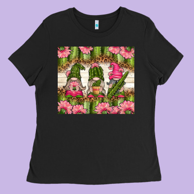 Cactus Gnomies Ladies Tee Designed By Tumblerdesignbyshophia