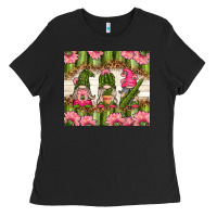 Black cactus gnomies Ladies Tee - TumblerDesignByShophia