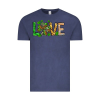 Vintage Denim St. Patrick's Love luck with clover Vintage Tee - HowdyJamesFarm