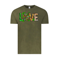 Vintage Olive St. Patrick's Love luck with clover Vintage Tee - HowdyJamesFarm