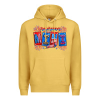 Antique Gold american mini Premium Hoodie - CowhideDigitalArt