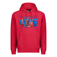 Cardinal american mini Premium Hoodie - CowhideDigitalArt