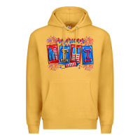 Mustard american mini Premium Hoodie - CowhideDigitalArt