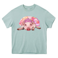 Arona balerina baby pig with tutu Heavy Core Tee - RanaPortraitStore