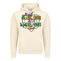 Vintage Artic Beads and bling it's' a Mardi Gras thing Vintage Hoodie - FaDigitalArtStudio