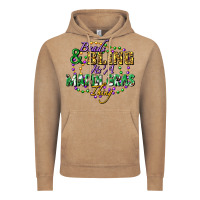 Vintage Coffee Beads and bling it's' a Mardi Gras thing Vintage Hoodie - FaDigitalArtStudio