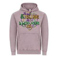 Vintage Zinc Beads and bling it's' a Mardi Gras thing Vintage Hoodie - FaDigitalArtStudio