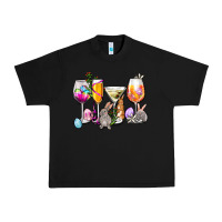 Black Easter wine glasses Urban Heavy Tee - OliviaCreatesArt