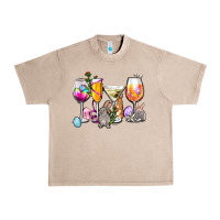 French Oak Easter wine glasses Urban Heavy Tee - OliviaCreatesArt