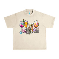 Sandshell Easter wine glasses Urban Heavy Tee - OliviaCreatesArt