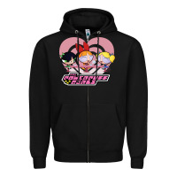 Black Vintage Classic American cartoon Movie Characters Mens Best Zipper Hoodie - maiPhamDesign
