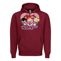 Burgundy Vintage Classic American cartoon Movie Characters Mens Best Zipper Hoodie - maiPhamDesign