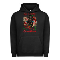 Pigment Black Christmas life is better with a dachshund Urban Hoodie - JahusDesignShop