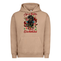 Christmas Life Is Better With A Dachshund Urban Hoodie | Teevron