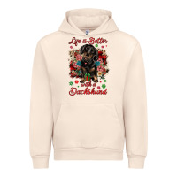 Sandshell Christmas life is better with a dachshund Urban Hoodie - JahusDesignShop