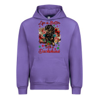Tulip Christmas life is better with a dachshund Urban Hoodie - JahusDesignShop