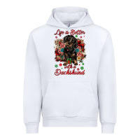 White Christmas life is better with a dachshund Urban Hoodie - JahusDesignShop
