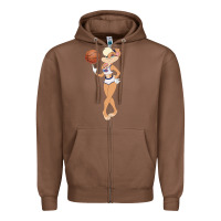 Chestnut lola bunny Zipper Hoodie - maiPhamDesign