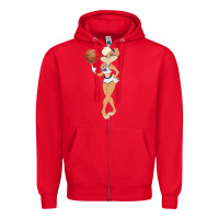 Red lola bunny Zipper Hoodie - maiPhamDesign