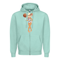 Seafoam lola bunny Zipper Hoodie - maiPhamDesign