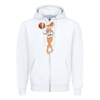 White lola bunny Zipper Hoodie - maiPhamDesign