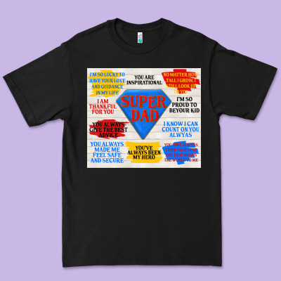 Super Dad Premium Tee Designed By Tumblerdesignbyshophia