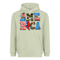 Matcha america with heart Heavyweight Hoodie - AdoDesignShop