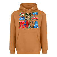 Meerkat america with heart Heavyweight Hoodie - AdoDesignShop