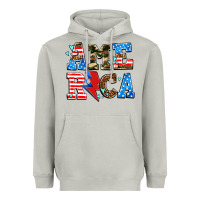 Moon Dust america with heart Heavyweight Hoodie - AdoDesignShop