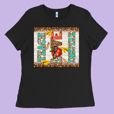 Teach Love Inspire Ladies Tee Designed By Tumblerdesignbyshophia