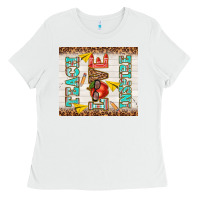 White teach love inspire Ladies Tee - TumblerDesignByShophia