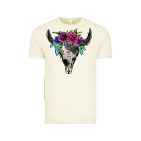 Vintage Arctic cowhide bull skull Vintage Tee - Jasminsmagicworld