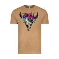 Vintage Camel cowhide bull skull Vintage Tee - Jasminsmagicworld