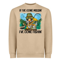Mushroom if i've gone missin' i've gone fishin' Heavyweight Sweatshirt - BarkalooDesign