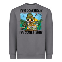 Storm if i've gone missin' i've gone fishin' Heavyweight Sweatshirt - BarkalooDesign