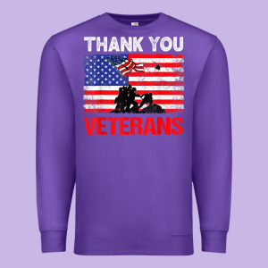 Thank You Veterans Service Patriot Veteran Day American Flag T Shirt Premium Sweatshirt Designed By Maiphamdesign