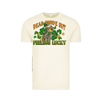 Vintage Arctic Dead inside but feeling lucky St. Patrick's Day Vintage Tee - CowGirlArtShop