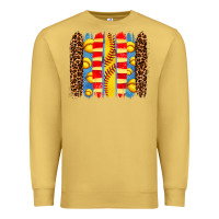 Antique Gold softball  brushstrokes Premium Sweatshirt - AdoDesignShop