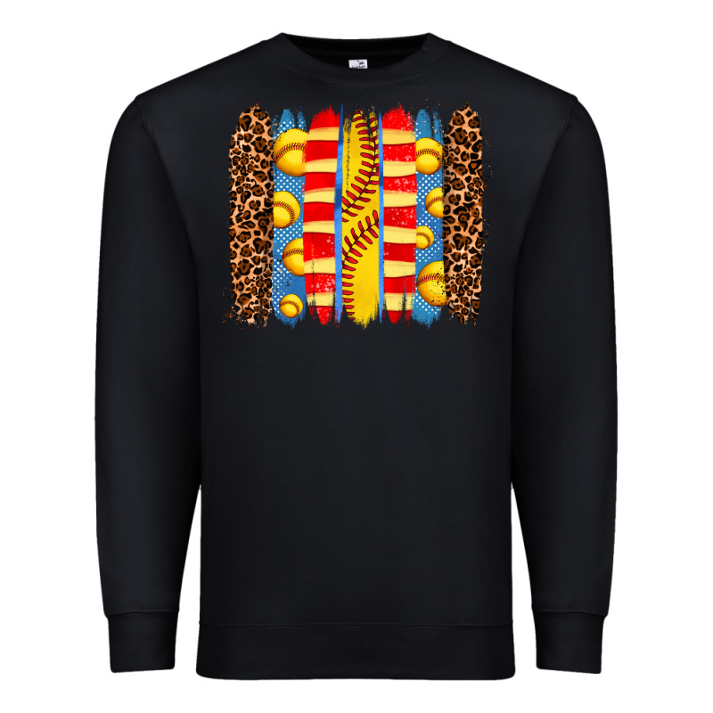 Softball  Brushstrokes Premium Sweatshirt by AdoDesignShop | Teevron