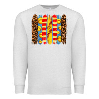 Oatmeal Heather softball  brushstrokes Premium Sweatshirt - AdoDesignShop