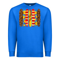 True Royal softball  brushstrokes Premium Sweatshirt - AdoDesignShop